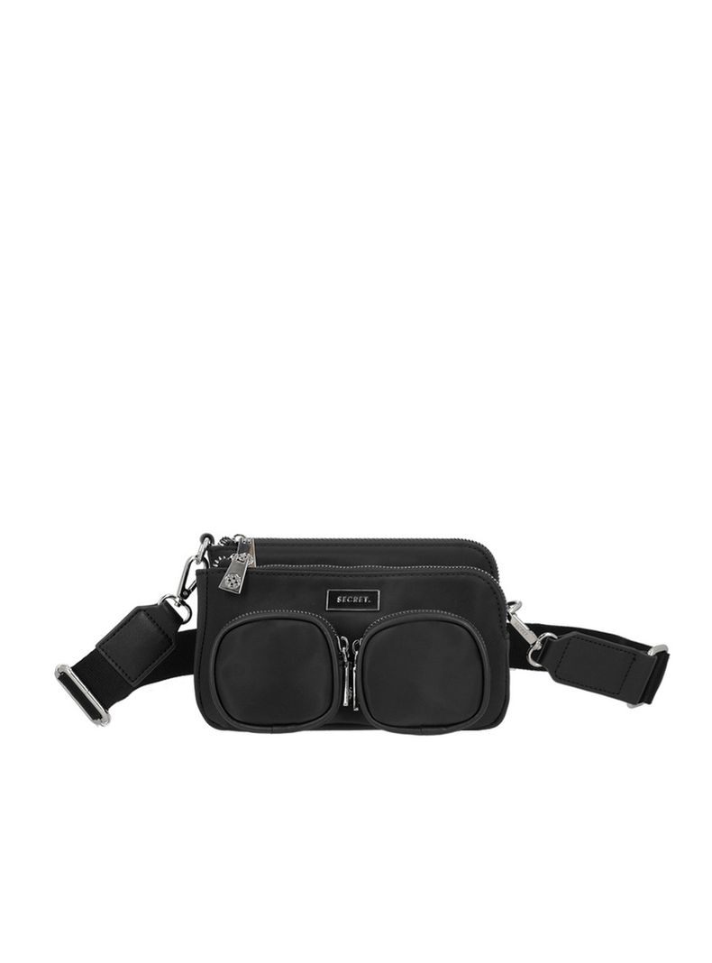 Bandolera Secret Mykonos FW25 XS Negro-0