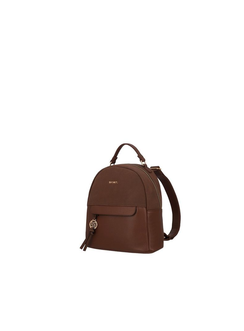 Mochila Secret Laurens FW25 M Café-1
