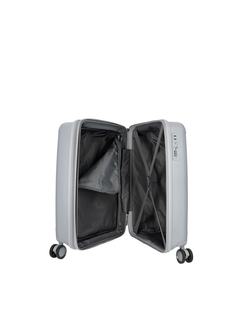 Maleta de Cabina Saxoline Moonstone Plateado-3