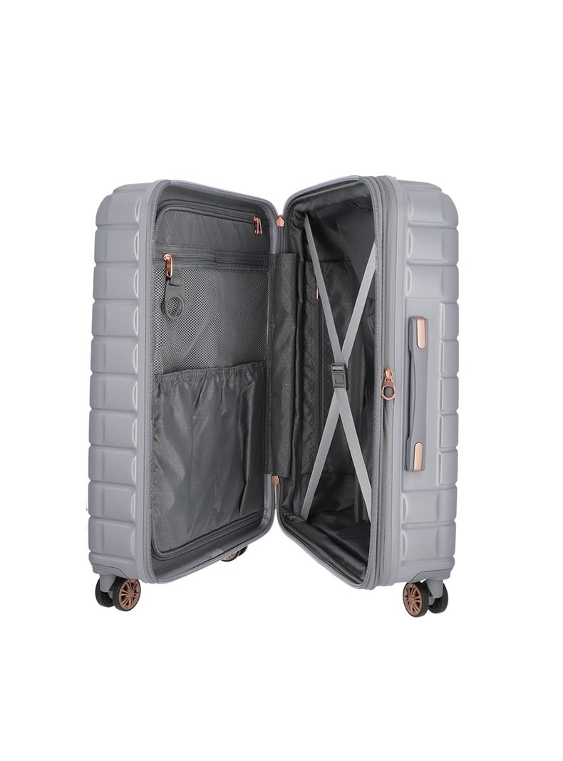 Maleta Grande Saxoline Spinwave Gris-3