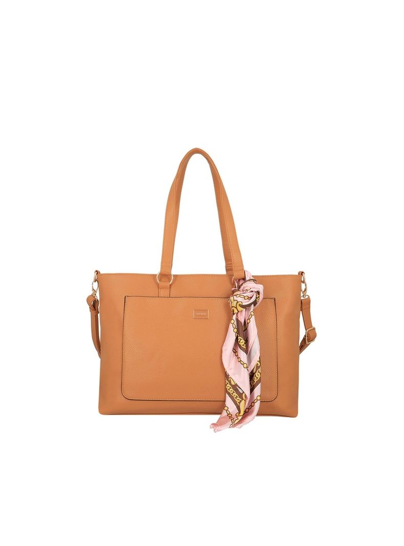 Cartera Tote Secret Riga FW25 L Tostado-0