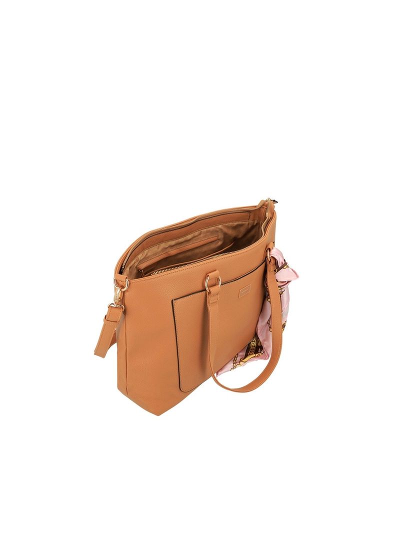 Cartera Tote Secret Riga FW25 L Tostado-3