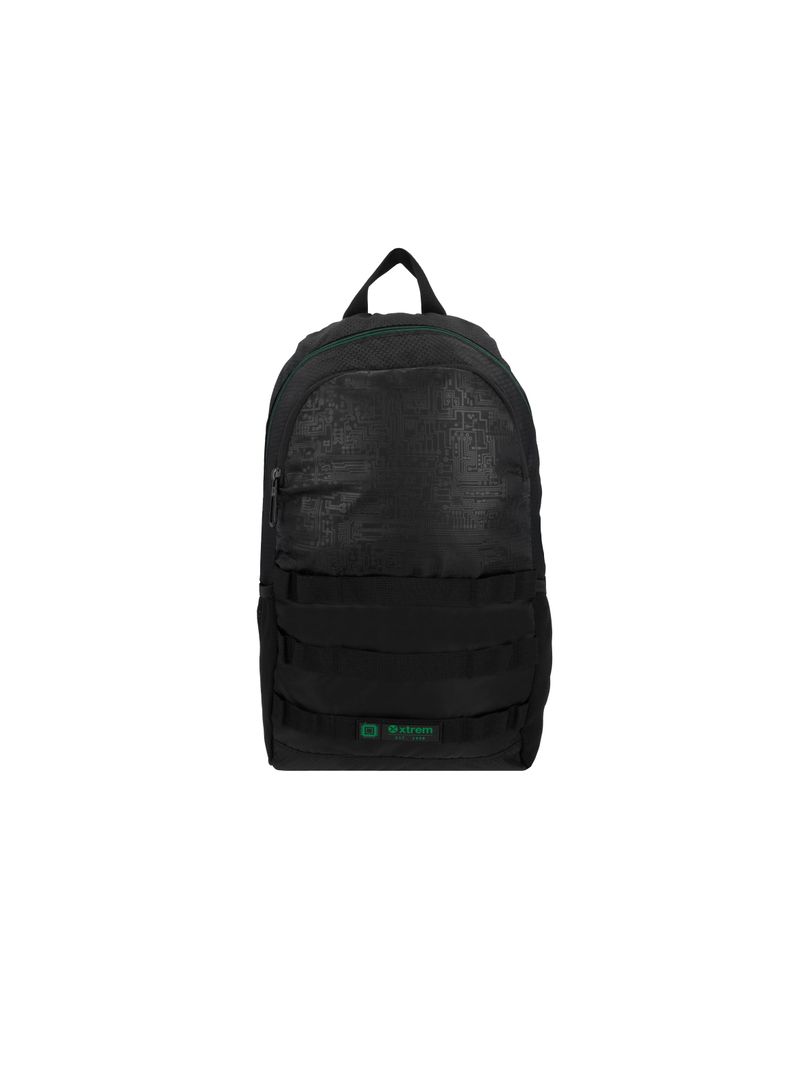 Mochila Notebook Xtrem Clinton 4XT Negro/Verde 15"-0