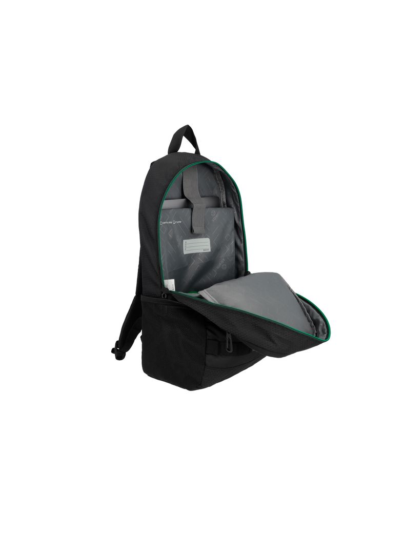 Mochila Notebook Xtrem Clinton 4XT Negro/Verde 15"-3
