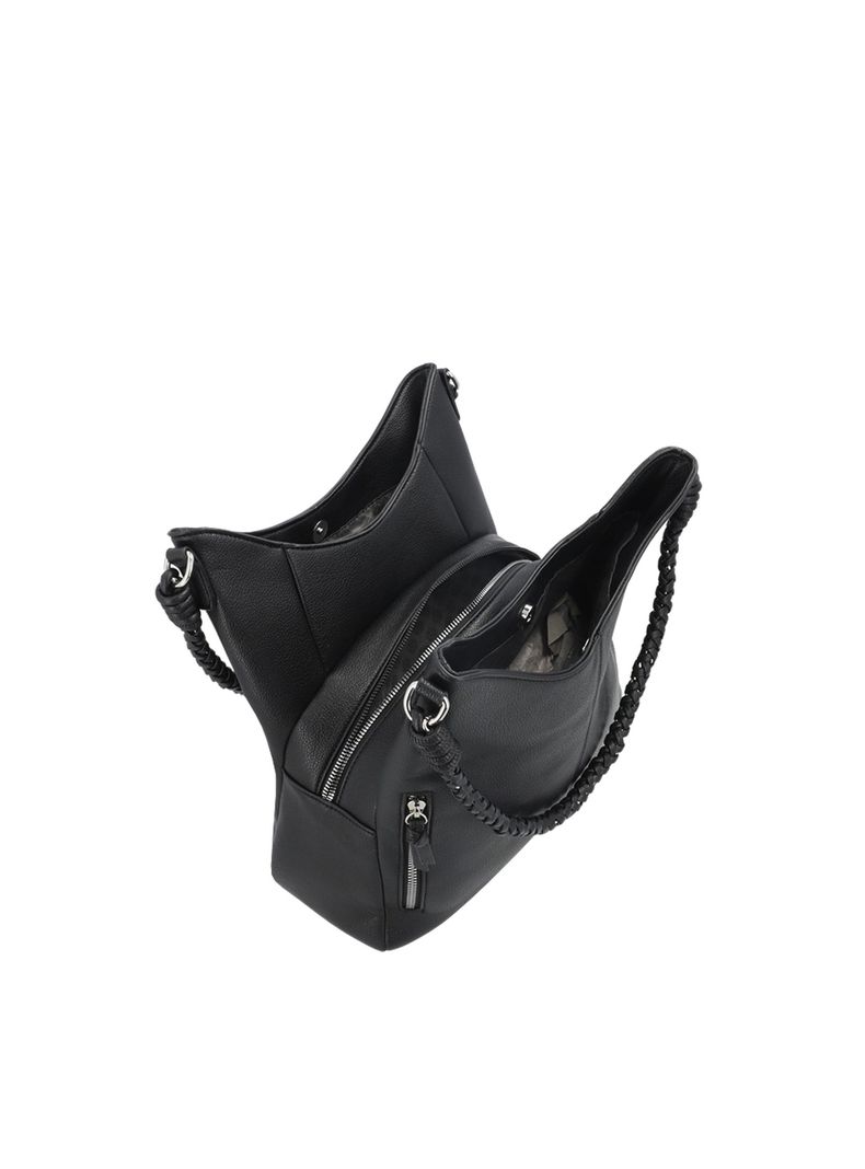 Cartera de Hombro Secret Montserrat FW25 L Negro-3