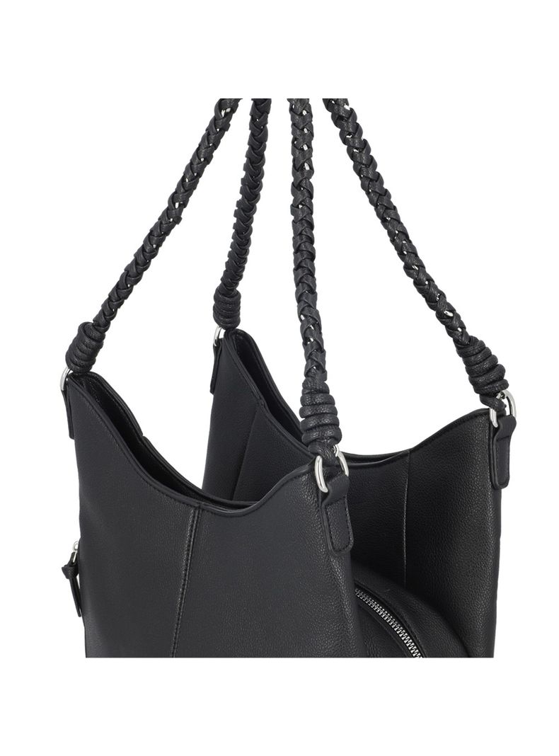 Cartera de Hombro Secret Montserrat FW25 L Negro-4