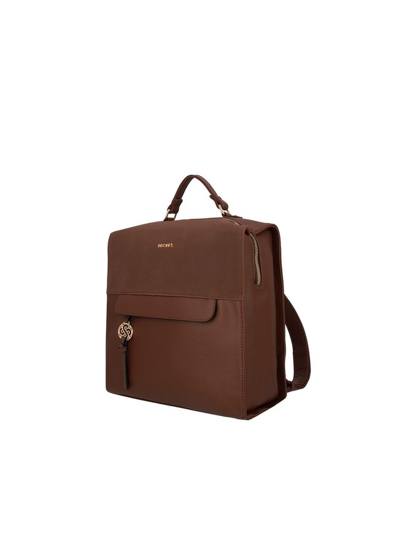 Mochila Secret Laurens FW25 L Café-1