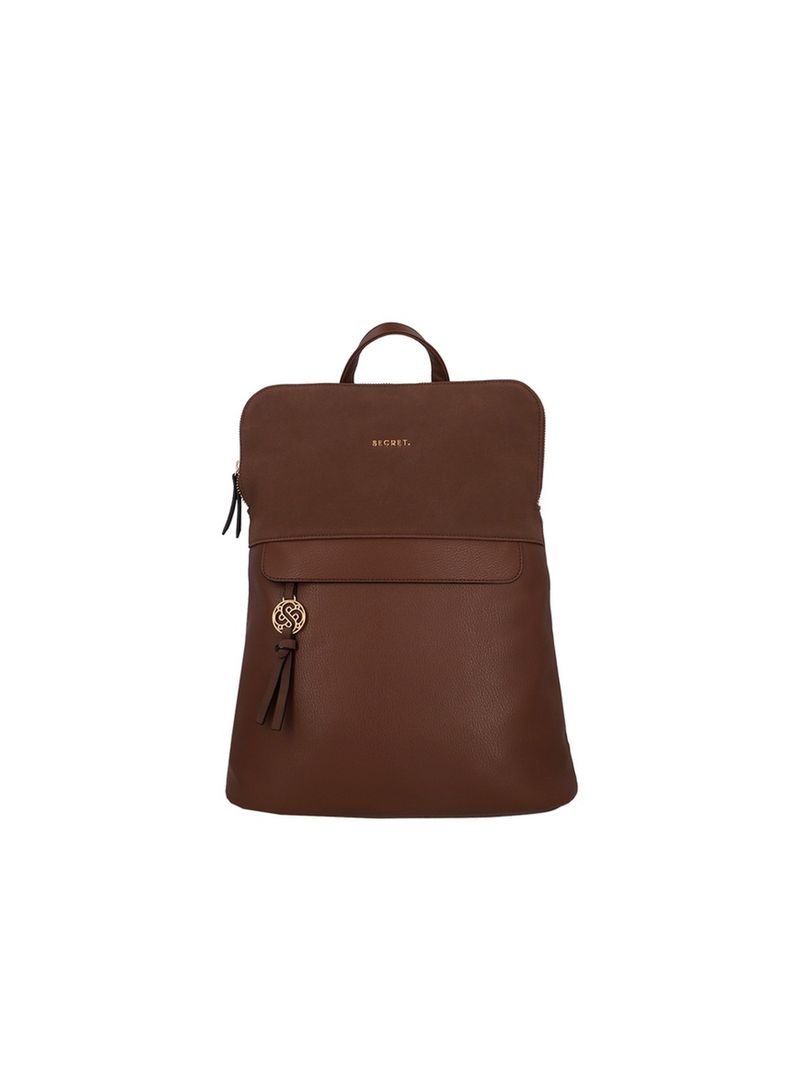 Mochila Notebook Secret Laurens FW25 Café 15"-0