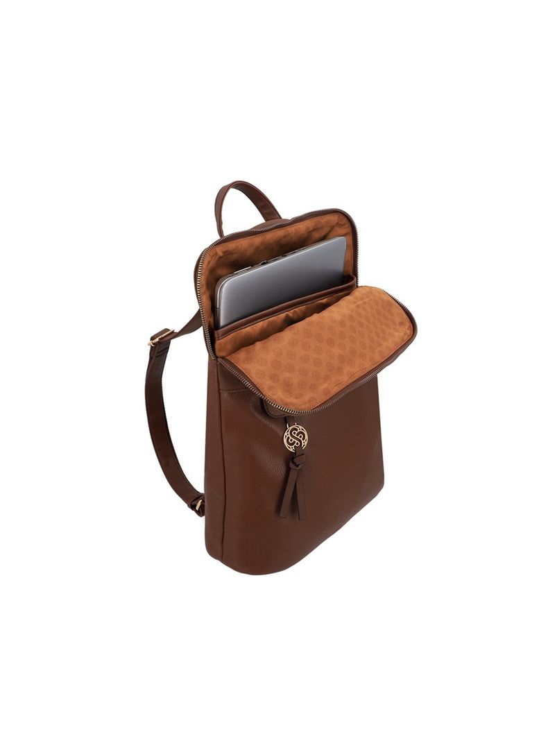 Mochila Notebook Secret Laurens FW25 Café 15"-3
