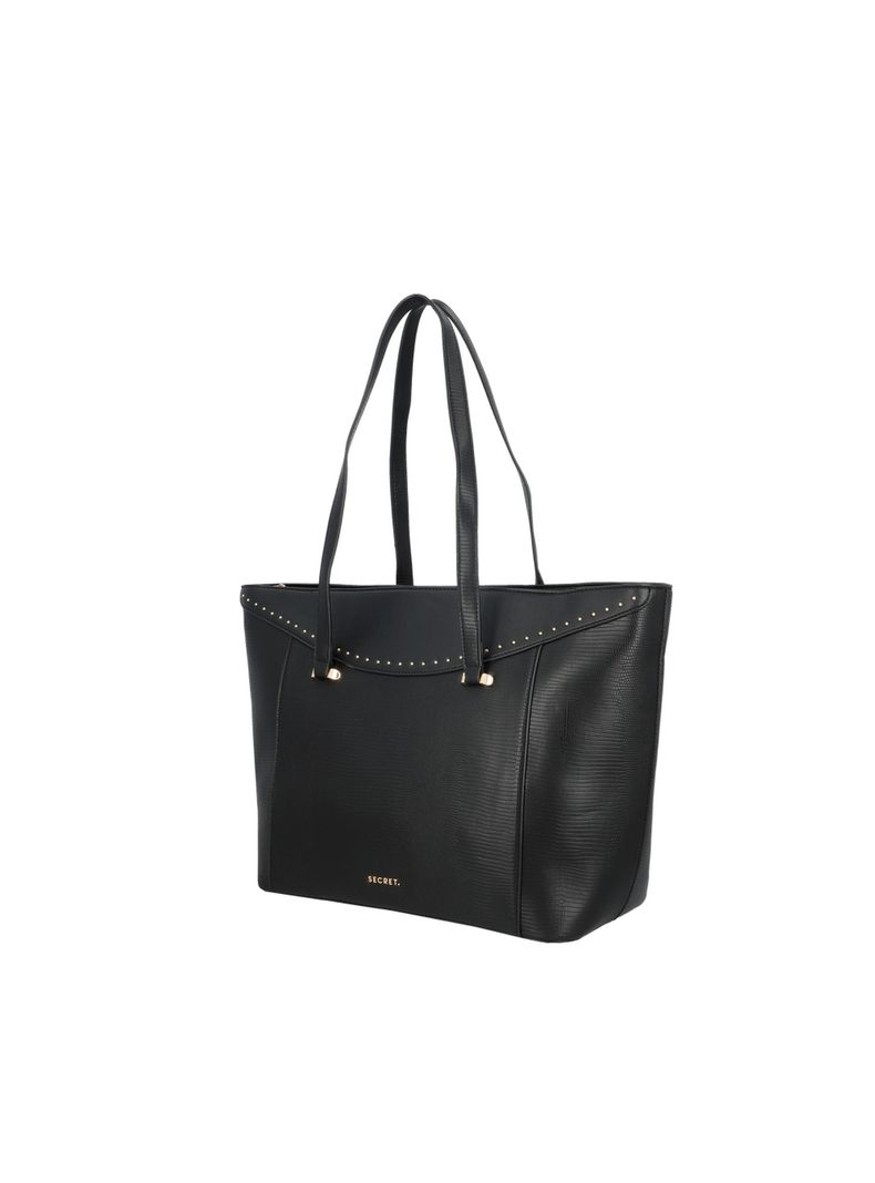 Cartera Tote Secret Provenza FW25 L Negro-1