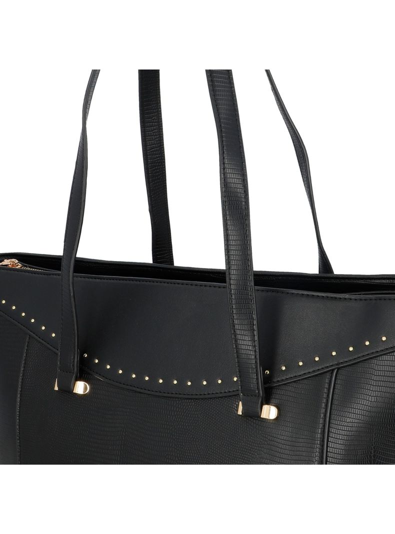 Cartera Tote Secret Provenza FW25 L Negro-4