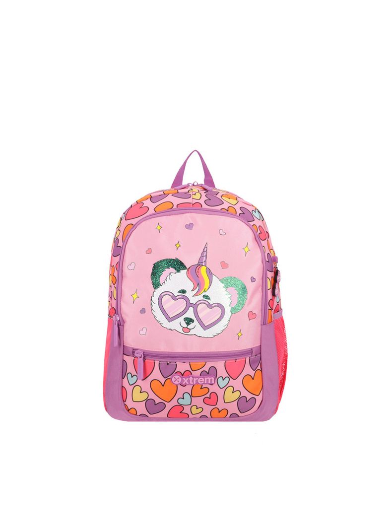 Mochila Xtrem Logan 5XT Panda Rosado-0