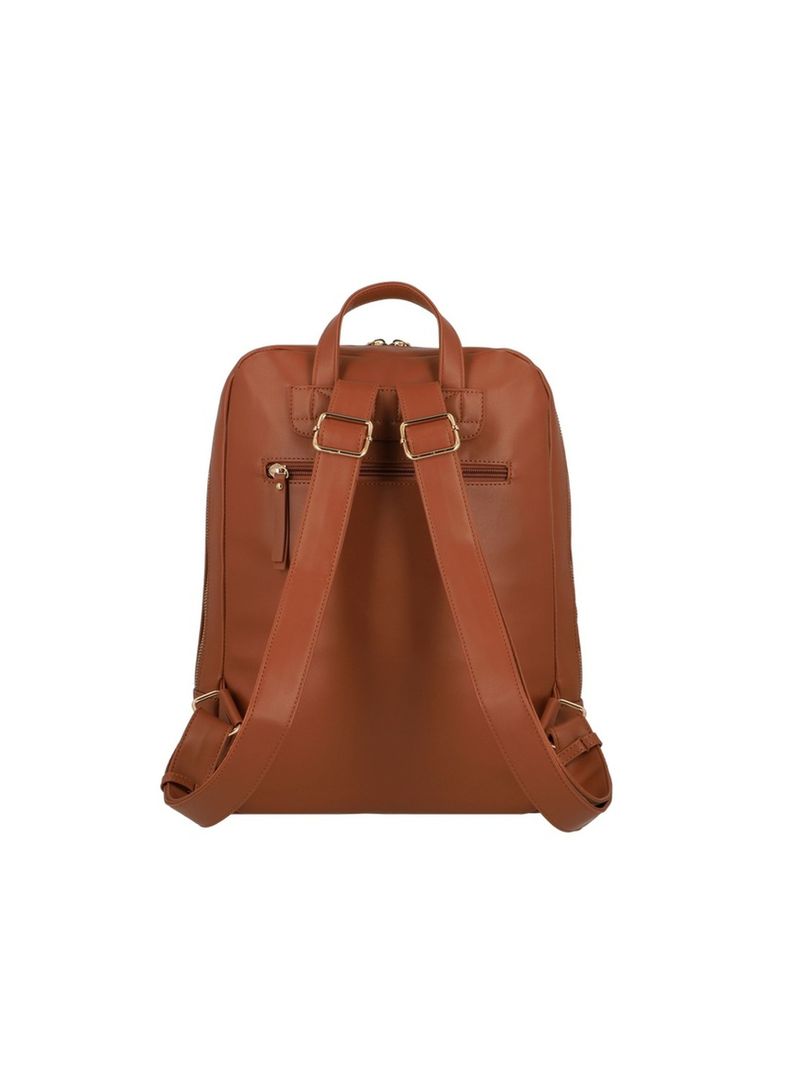Mochila Notebook Secret Ede FW25 Café Medio 14"-2