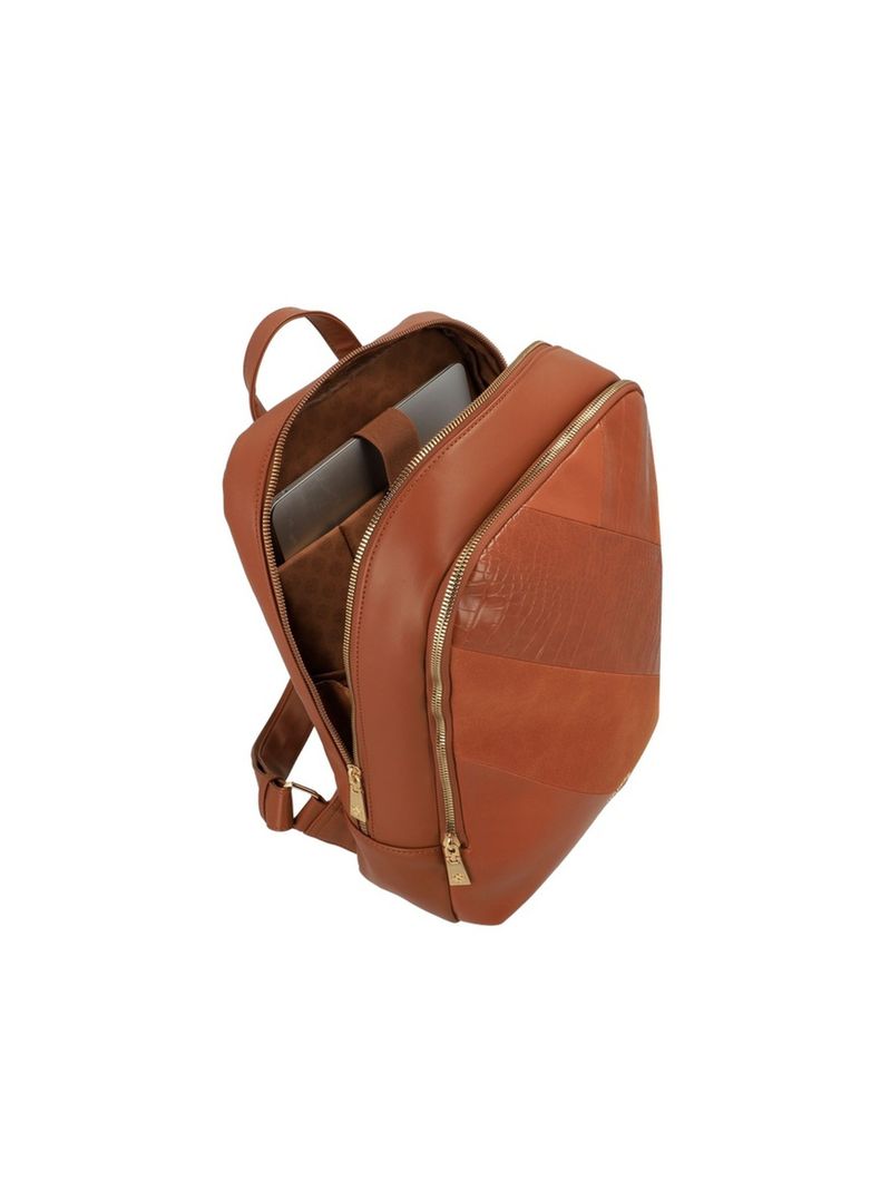Mochila Notebook Secret Ede FW25 Café Medio 14"-3