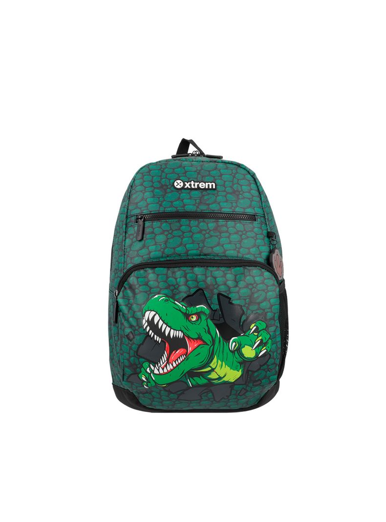 Mochila Xtrem Bolt 5XT Dino Verde-0