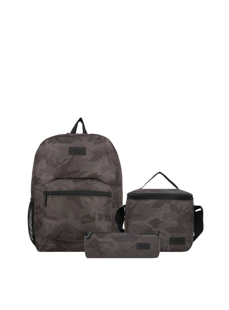 Triple Pack 5XT Mochila Niño Xtrem Verde Militar-0