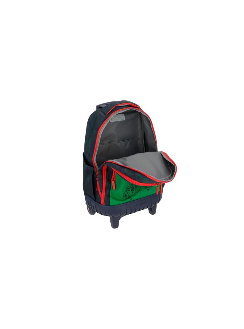 Mochila con ruedas Niño Xtrem Cross 2.0 Dino Azul-3