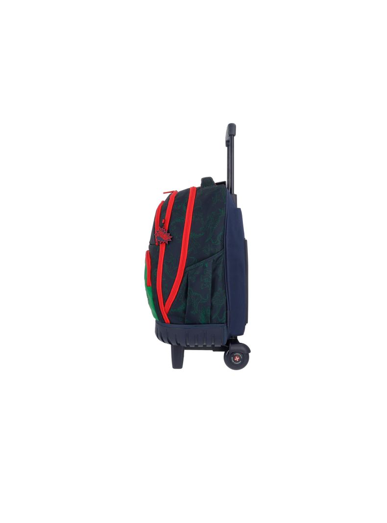 Mochila con ruedas Niño Xtrem Cross 2.0 Dino Azul-4