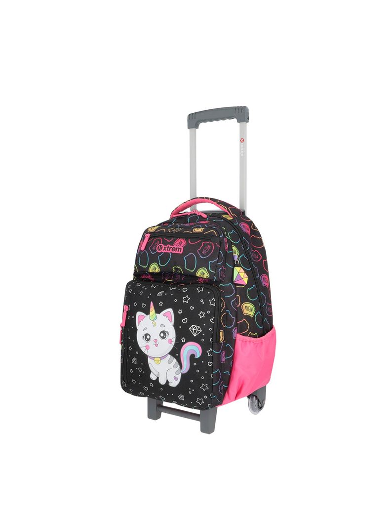 Pack Mochila con ruedas Xtrem Run 5XT Gato Negro-1