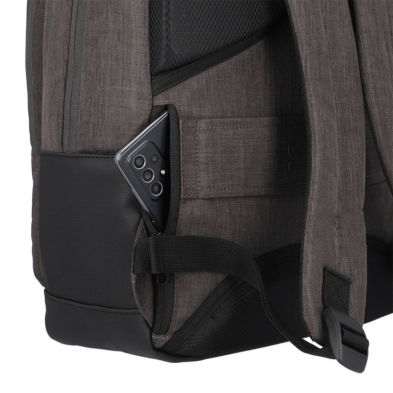 Mochila Notebook Saxoline City Gris 17"-8