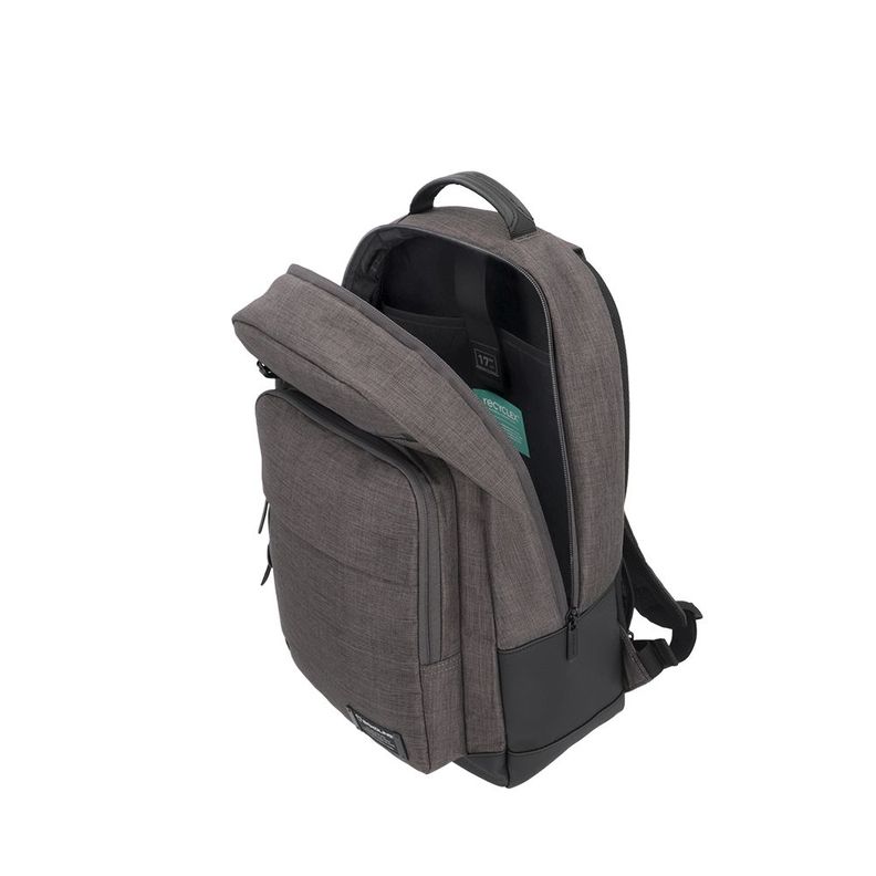 Mochila Notebook Saxoline City Gris 17"-2