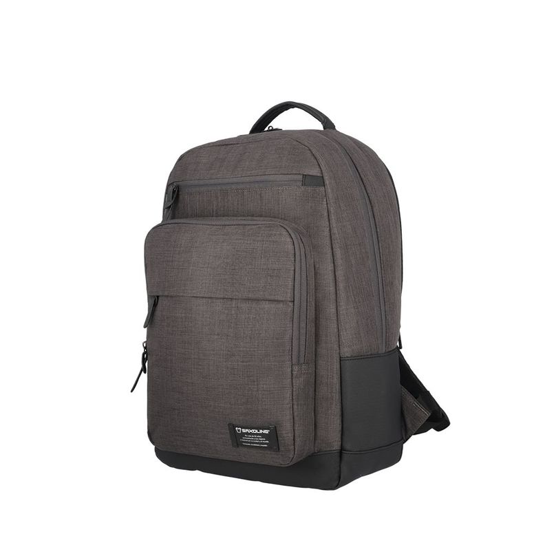 Mochila Notebook Saxoline City Gris 17"-1