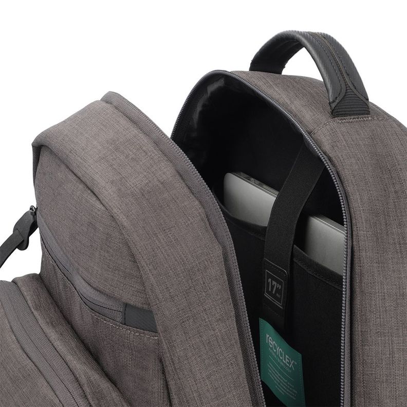 Mochila Notebook Saxoline City Gris 17"-6