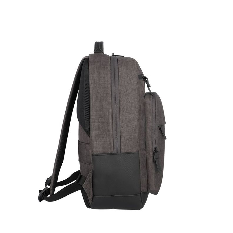 Mochila Notebook Saxoline City Gris 17"-5