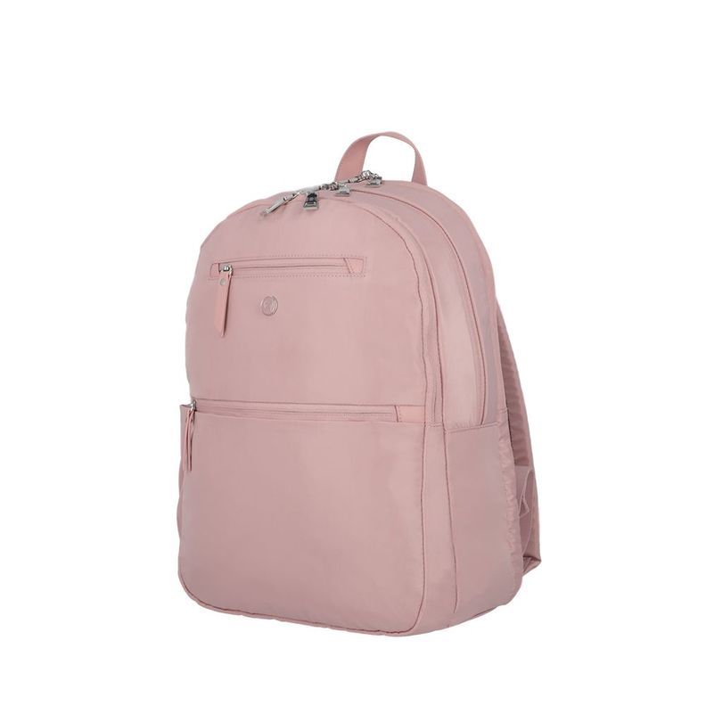 Mochila Notebook Saxoline Tunnel Rosado 15"-1