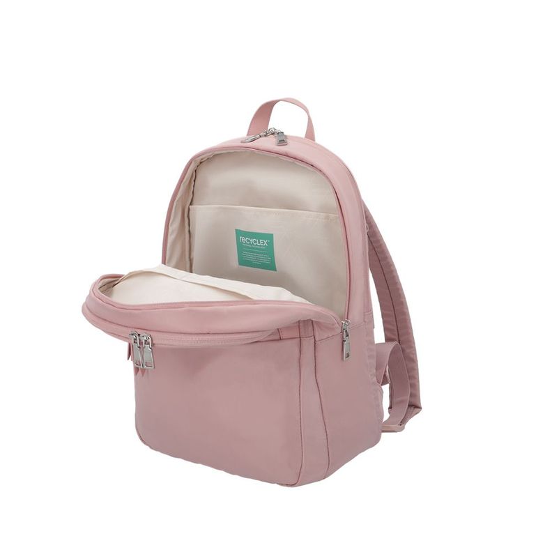 Mochila Notebook Saxoline Tunnel Rosado 15"-2
