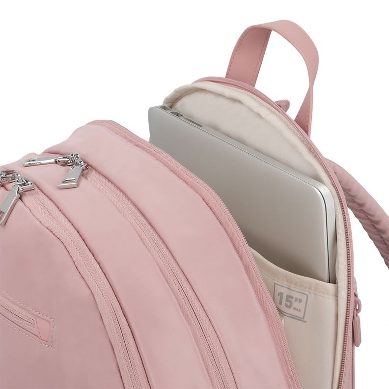 Mochila Notebook Saxoline Tunnel Rosado 15"-6