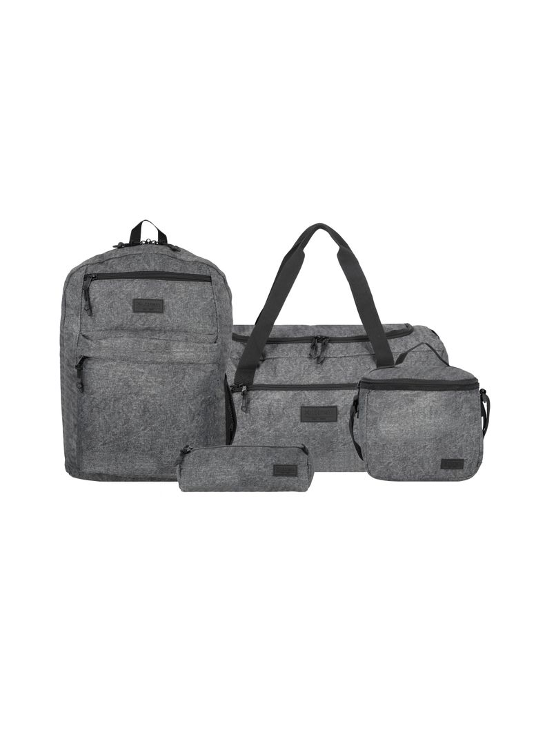 Megapack 2.0 Mochila Xtrem Denim Negro-0