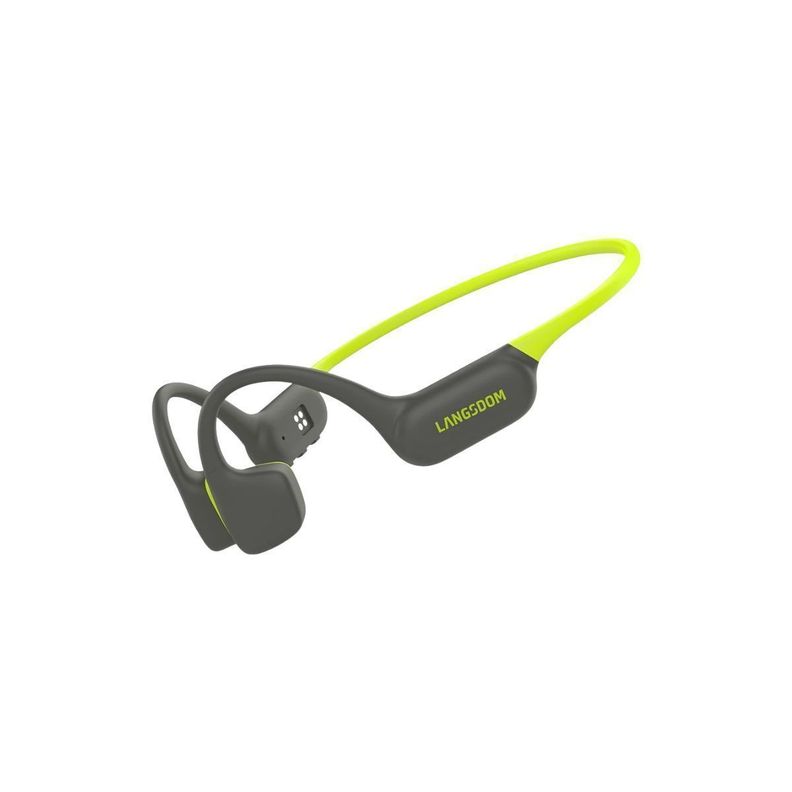 Audifonos Deportivos Impermeables IP68 Langsdom AirSwim Neo Verde