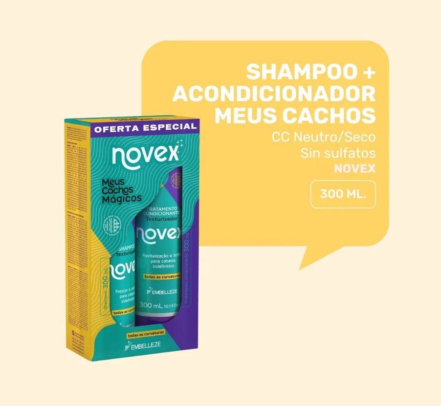 KIT SH/ACOND MEUS CACHOS MAGICOS 300ML NOVEX-2