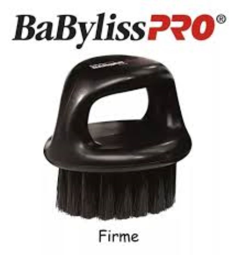 Cepillo Barbero bota pelos cerda Firme BabylissPro Negro-1