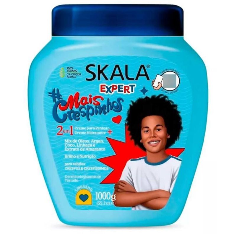 MASCARA MAIS CRESPINHOS KIDS HOMBRE 1KG SKALA
