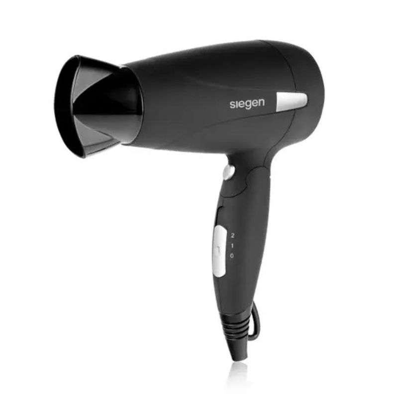 Secador de Pelo Siegen Lets go Travel Negro SG3012 1700Watts-0