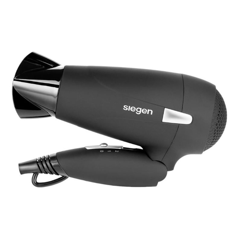 Secador de Pelo Siegen Lets go Travel Negro SG3012 1700Watts-2