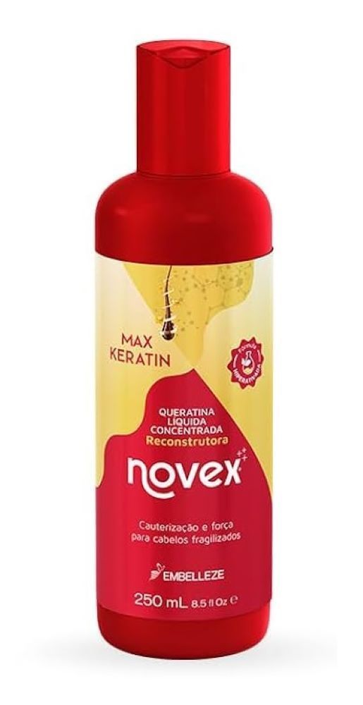 Tratamiento De Keratina Liquida Max Keratin Novex 250 Ml-0