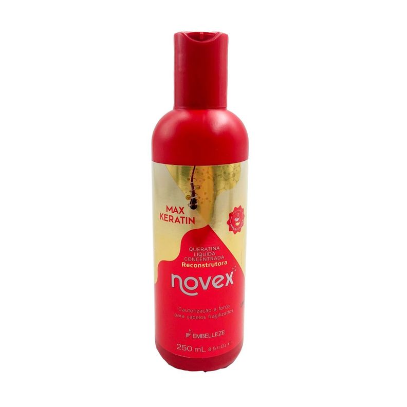 Tratamiento De Keratina Liquida Max Keratin Novex 250 Ml-1
