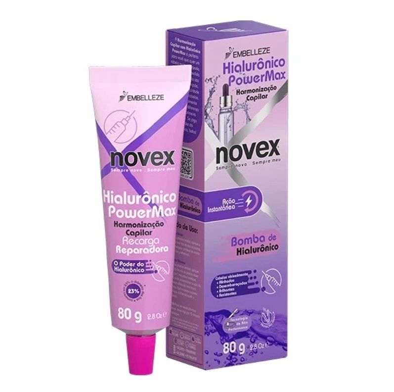 NOVEX RECARGA HIALURÓNICO POWERMAX 80g-0