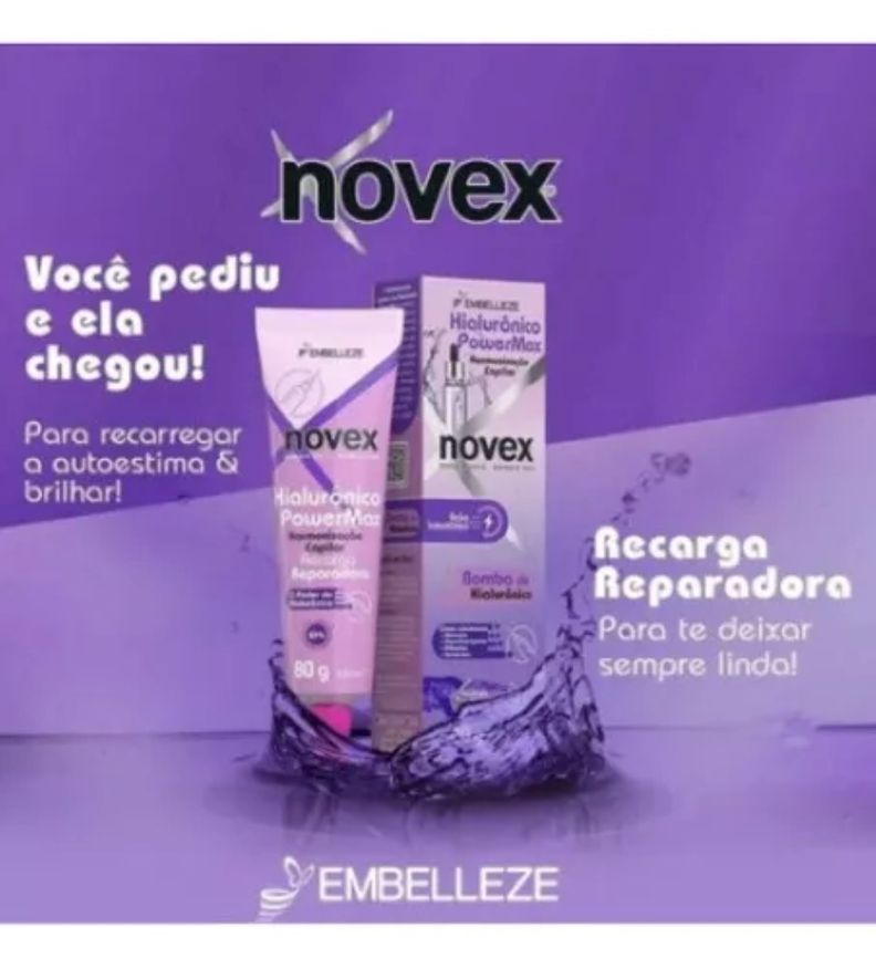 NOVEX RECARGA HIALURÓNICO POWERMAX 80g-2