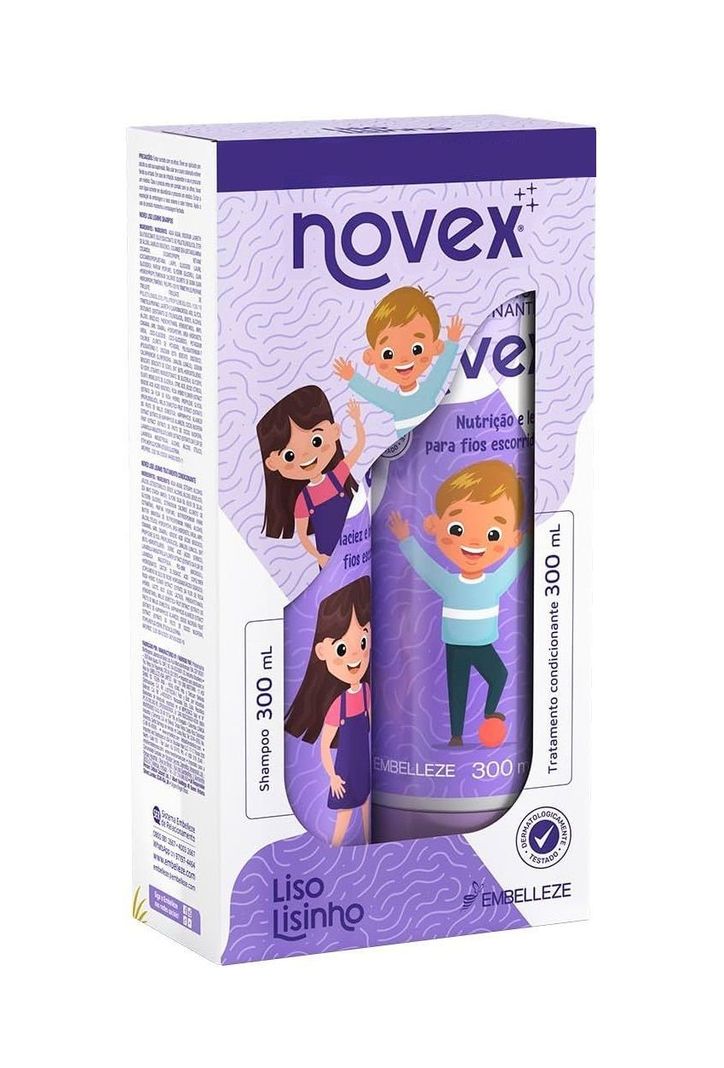 KIT SHACOND LISO LISINHO 300ML NOVEX-1