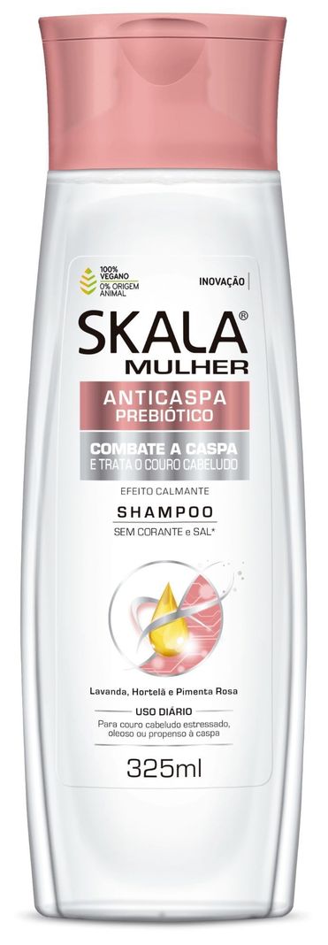 SHAMPOO ANTI CASPA PREBIÓTICO MUJER SKALA EXPERT 325 ML-1