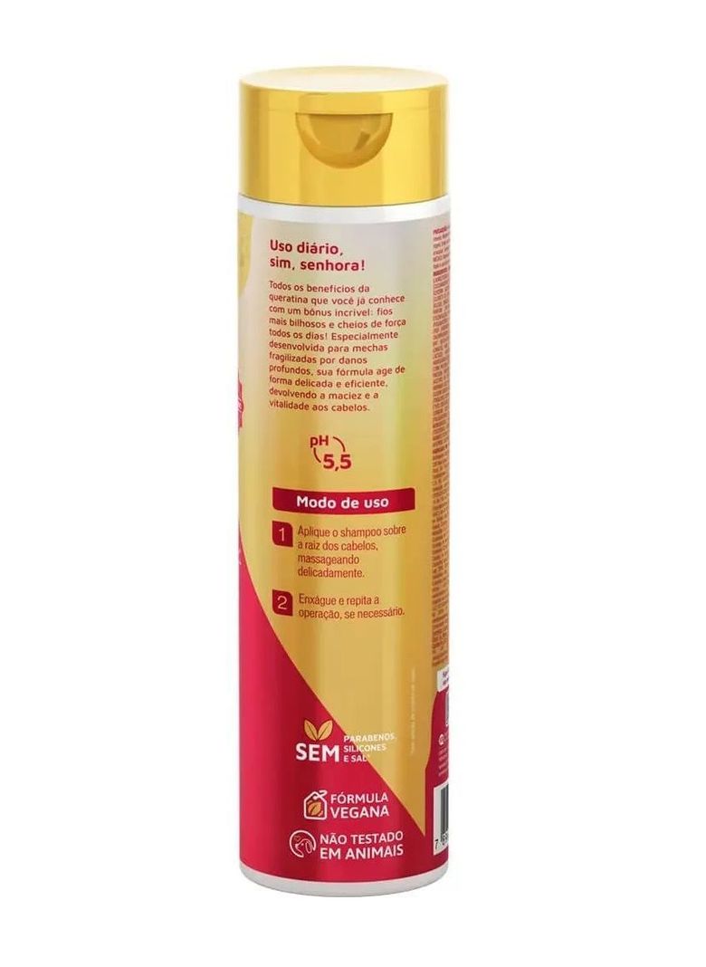 SHAMPOO RECARGA DE QUERATINA NOVEX 300ML-1