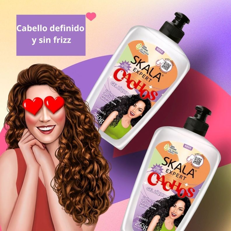 GEL LÍQUIDO CAPILAR MAIS CACHOS SKALA EXPERT 250 G-5