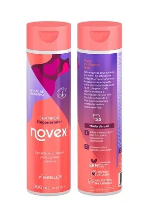 Shampoo Infusao Colágeno 300ml Novex-2