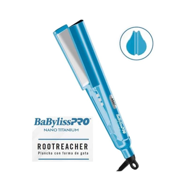 PLANCHA BABYLISS NANO TITANIUM FORMA DE GOTA ROOTREACHER 1½-1