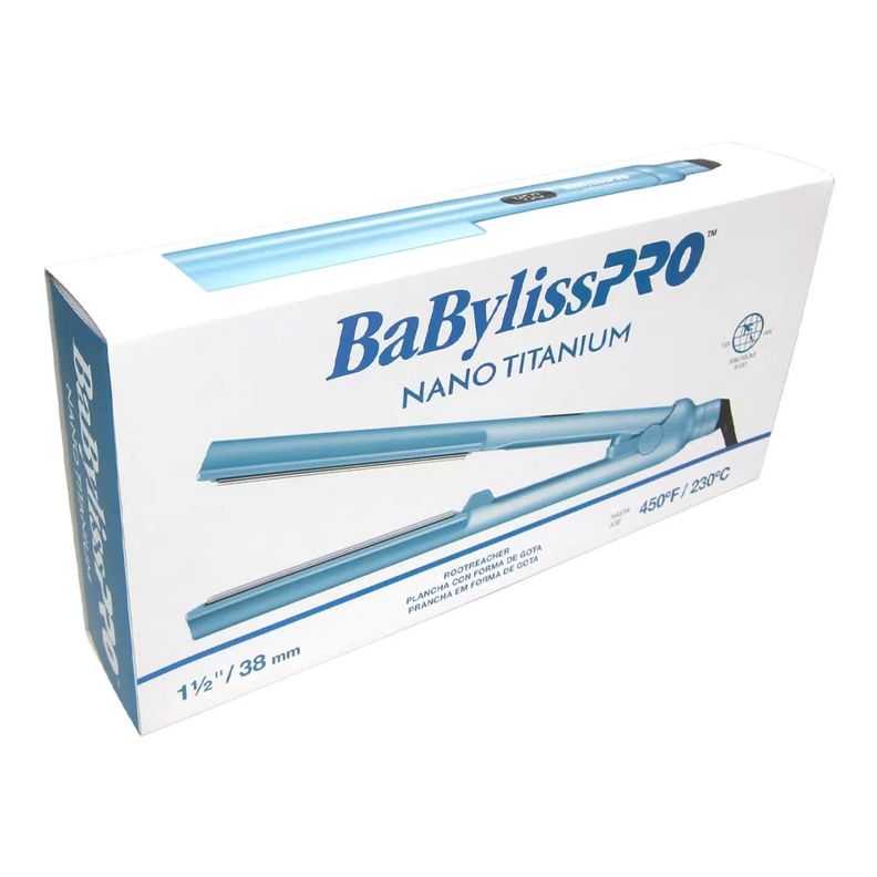 PLANCHA BABYLISS NANO TITANIUM FORMA DE GOTA ROOTREACHER 1½-3