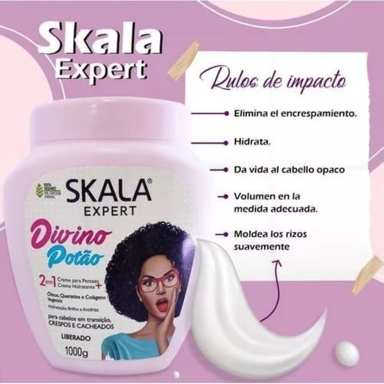 Mascara Divino Potao 2en1 1kg Skala Expert Crespo Divino-4